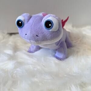 Disney Frozen 2 Bruni the Fire Spirit Salamander 9" Purple Mini Plush Animal Goo